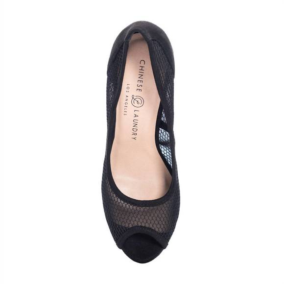 NEW CHINESE LAUNDRY hallsy platform pump in black - Picture 2 of 4